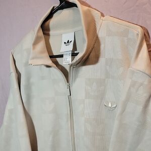 Adidas Originals Monogram 2-Piece track suit Sz. 2XL Creme/ Trefoil